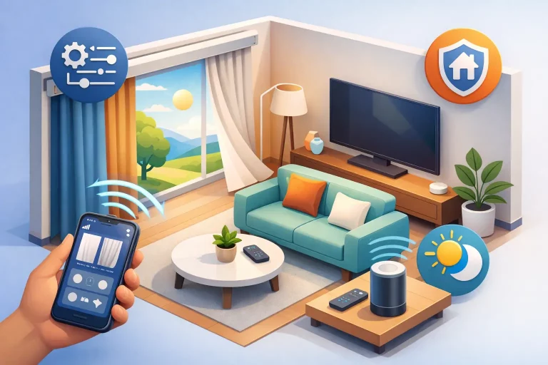 9 Benefits of Electric Curtains at Home