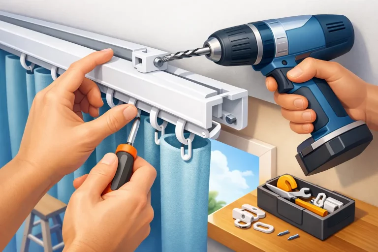 Easy Curtain Track Installation Made Simpler