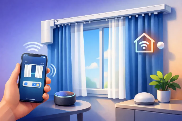 Smartphone Controlled Curtain Tracks Explained
