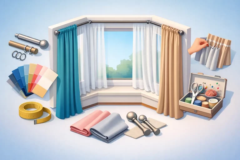 Bay Window Curtain Guide for Better Fit