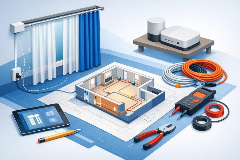 How to Plan Curtain Wiring Properly