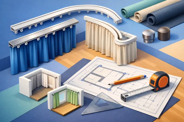 Curtain Track Planning Guide for a Better Fit