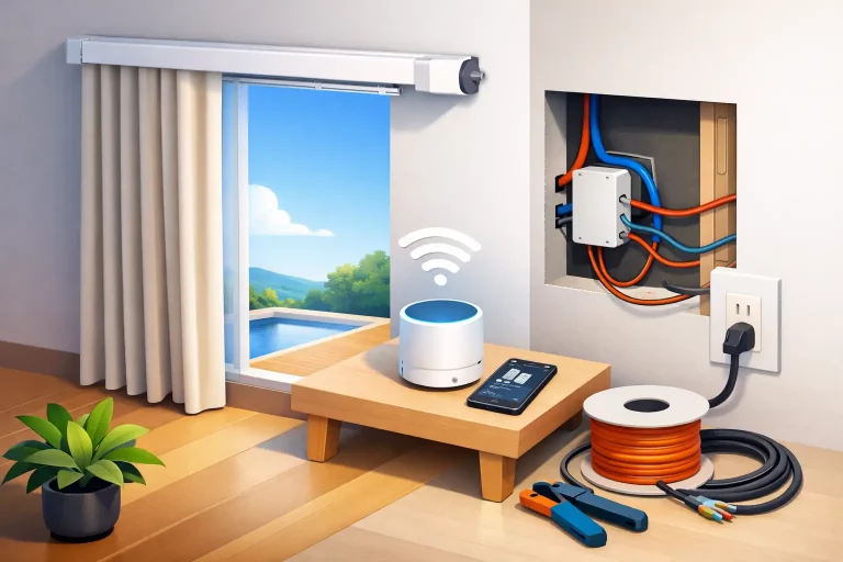 Do Motorised Curtains Need Wiring at Home?