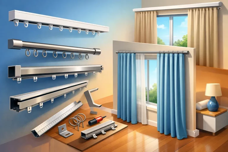 How to Specify Curtain Tracks for Your Home
