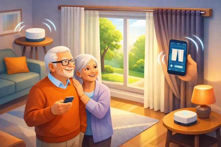 Smart Curtains for Elderly Homeowners Made Simple