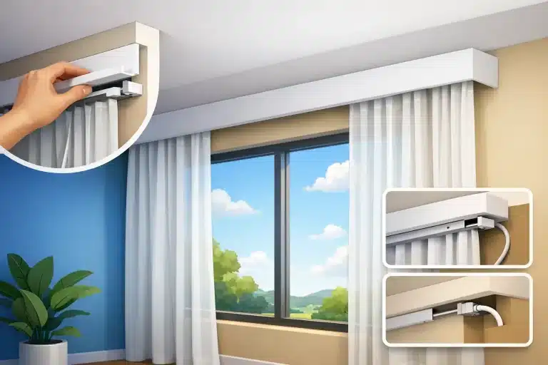 How to Conceal Curtain Cabling for a Neat Finish