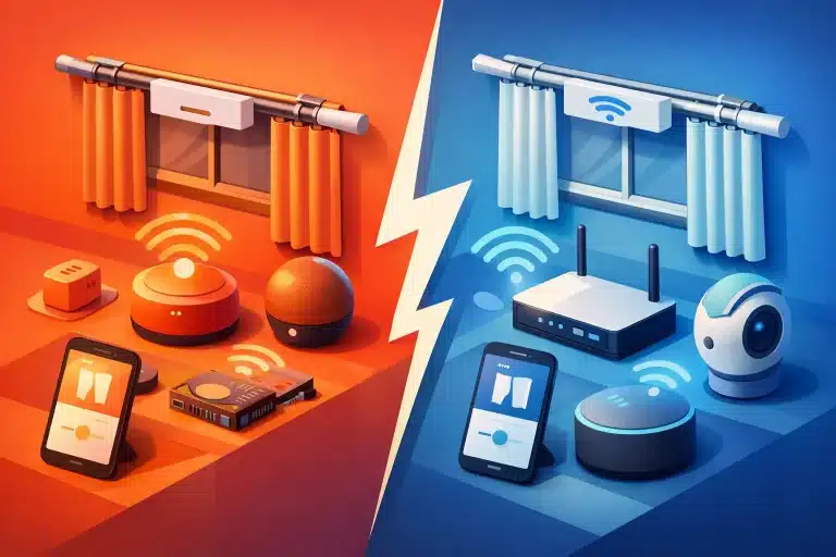 Zigbee versus WiFi Curtain Control Compared