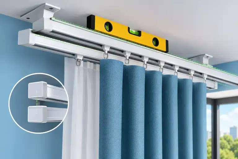 How to Align Dual Curtain Tracks Precisely