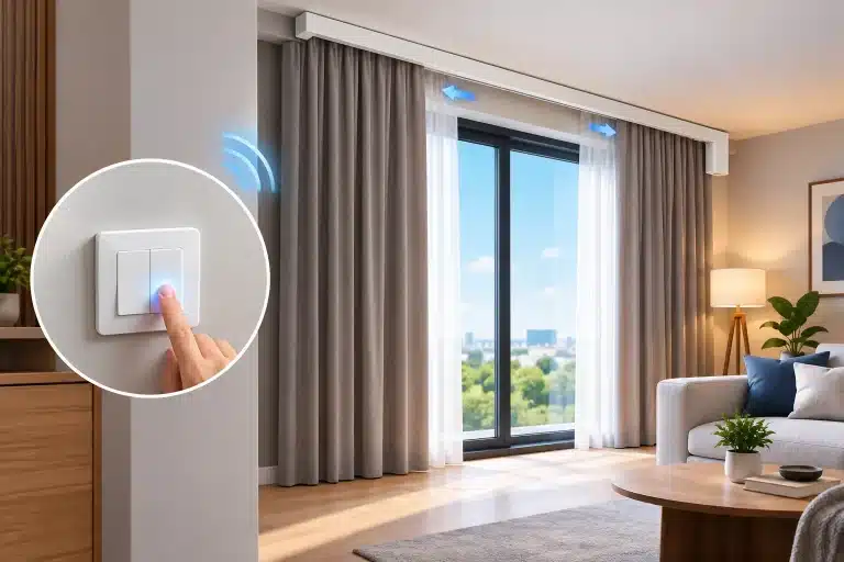 Wall Switch Placement Guide for Electric Curtains